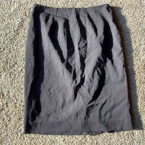 Black pencil skirt